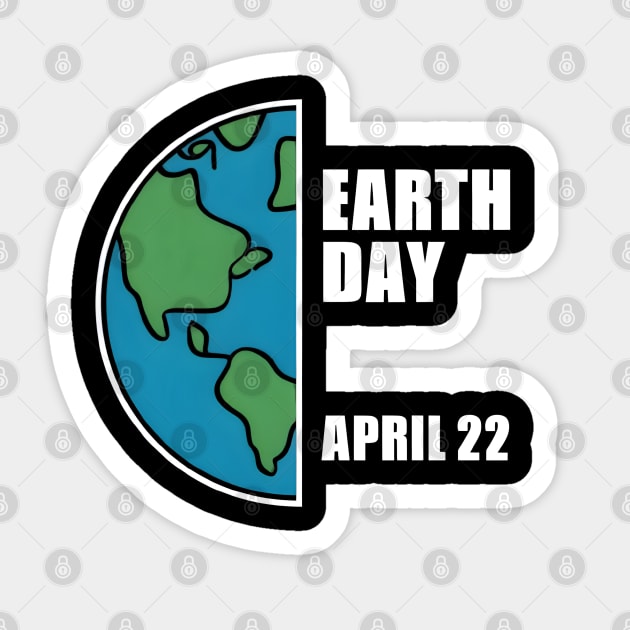 EARTHDAY APRIL 22 Sticker by LENTEE